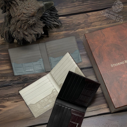 Кошелёк Stefano Ricci из кожи крокодила