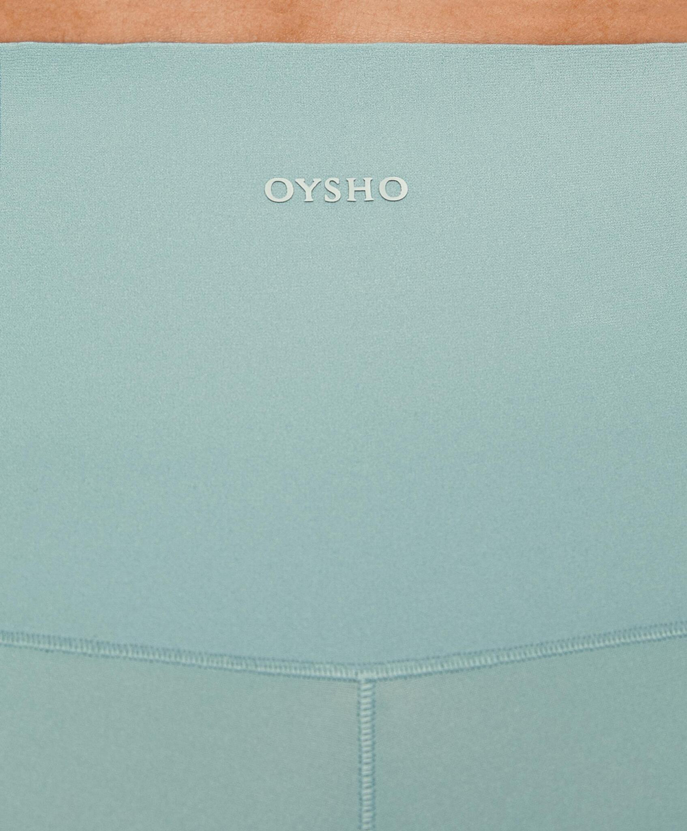 OYSHO Легинсы до щиколотки длиной 65 см с высокой посадкой Perfect-Adapt, аквамарин