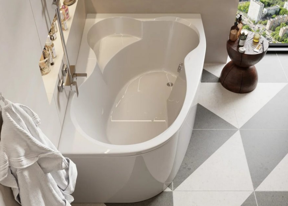 Акриловая ванна VAGNERPLAST MELITE 160x105 Right