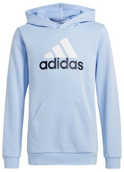 Детская теннисная толстовка Adidas Essentials Two-Colored Big Logo Cotton - Blue