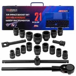 Набор инструментов ударных 21пр. 3/4''(6гр.) YATAFORCE YF-6212-5MPB
