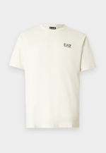 EA7 Emporio Armani UNISEX - Футболка с принтом - туман/молоко