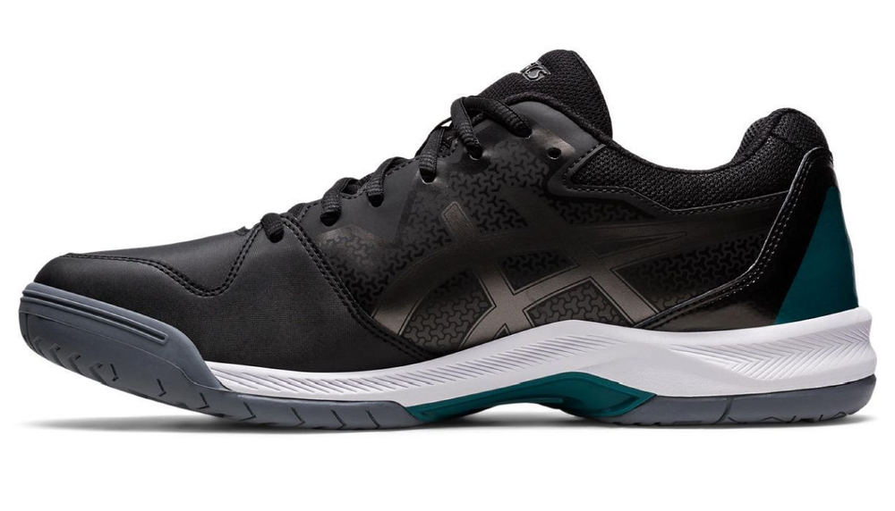 Мужские кроссовки теннисные Asics Gel-Dedicate 7 - черный, серый