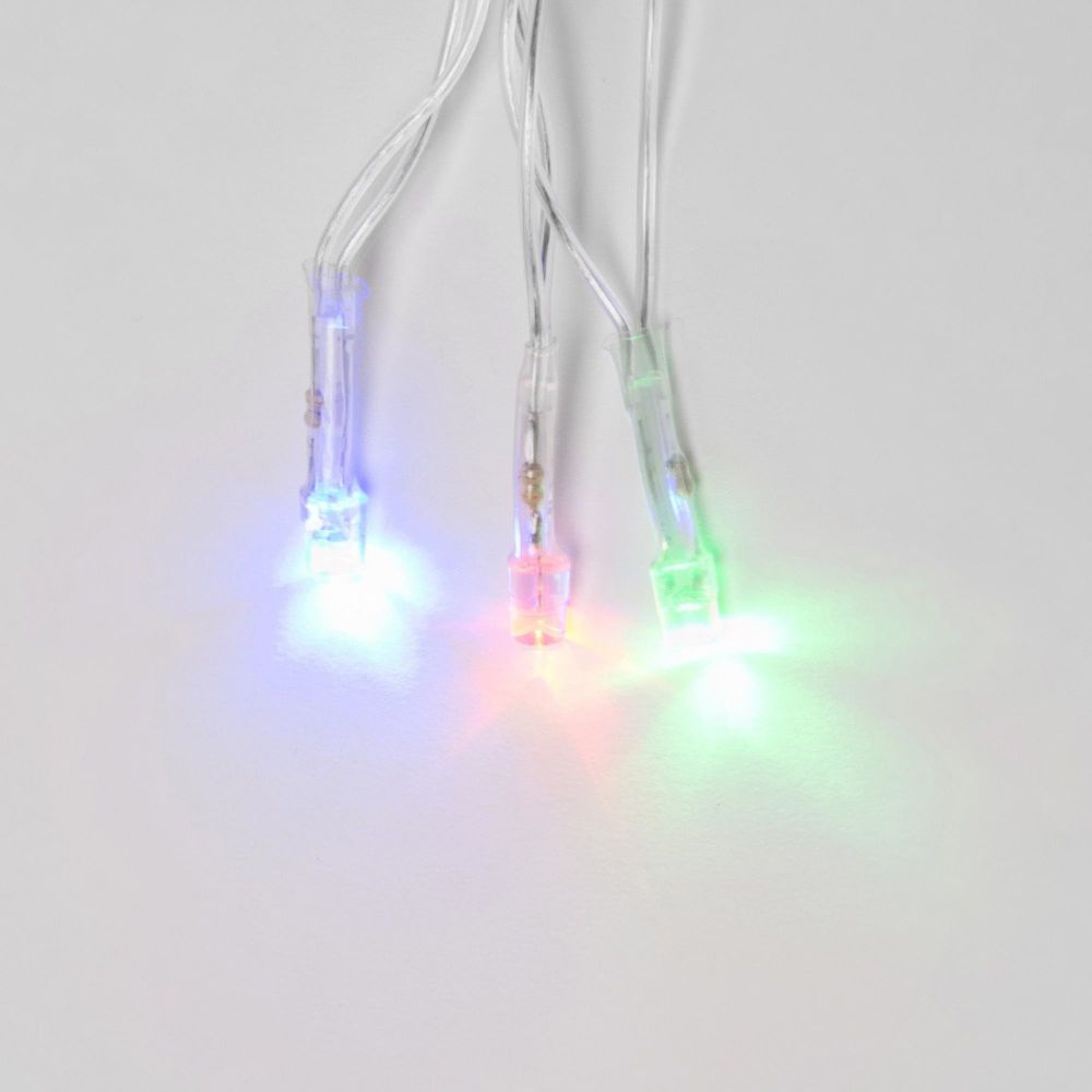 ULD-S0500-050-DTA MULTI IP20 Гирлянда светодиодная с контроллером. 5м. 50 светодиодов. Разноцветный свет. Провод прозрачный. ТМ Uniel