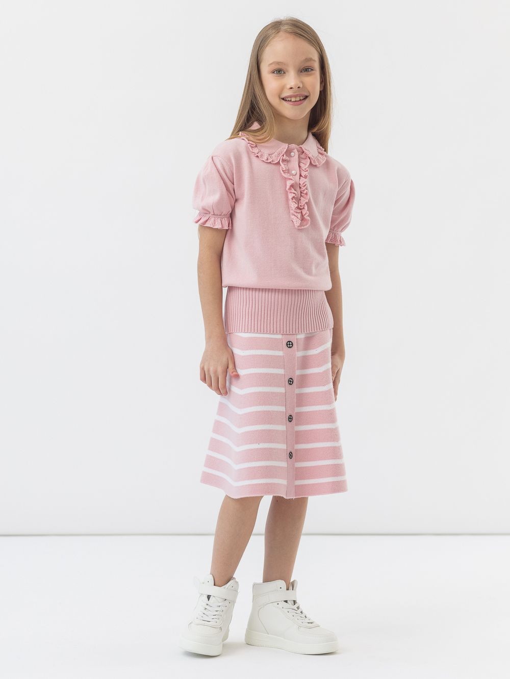 Джемпер розовый для девочки арт. AT925