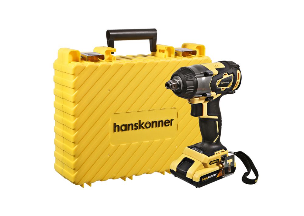 Аккумуляторный гайковерт Hanskonner HCD18350S Unibattery
