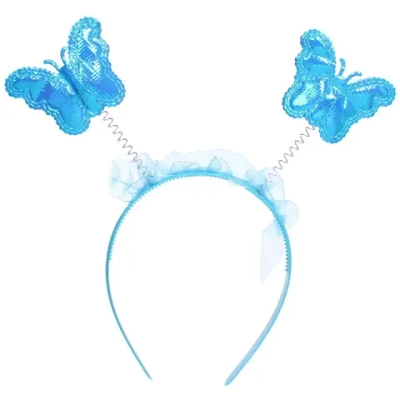 Набор карнавальный «Нежная принцесса» (ободок, крылья, палочка), Голубой