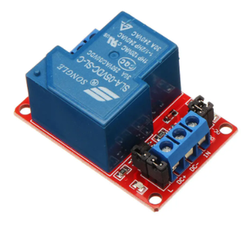 Силовое 1 канальное реле 30A 5V (высокий ур)