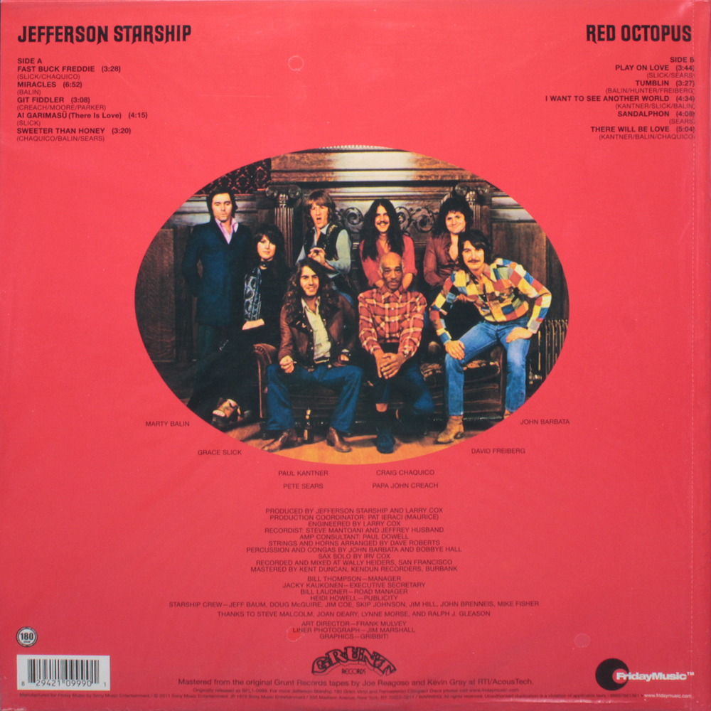 Jefferson Starship / Red Octopus (LP)