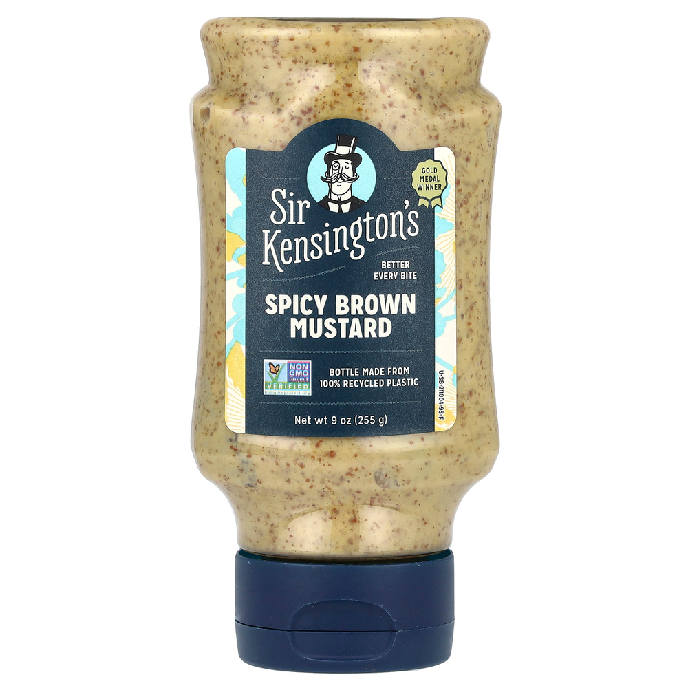 Sir Kensington's, Острая коричневая горчица, 9 унций (255 г)