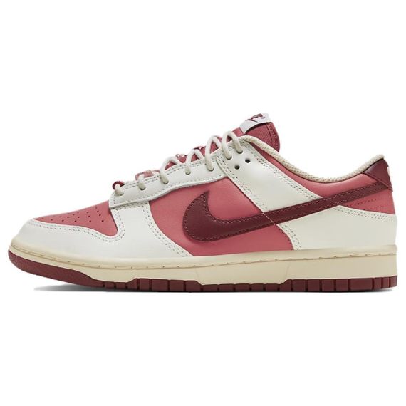 NIKE Dunk Повседневная обувь Низкий Топ Красно-белый Женская