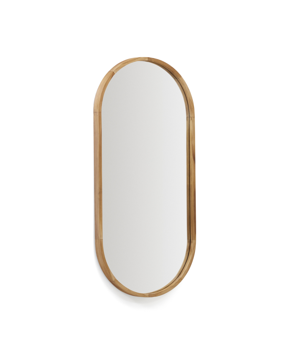 Magda Зеркало из массива тикового дерева с натуральной отделкой Ø 45 x 95 см