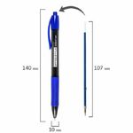 Ручка шариковая автоматическая Brauberg Office style, синяя, 0.7мм, грип