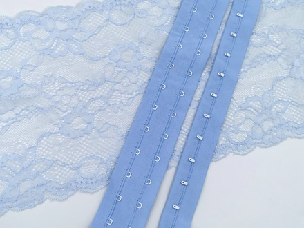 Крючки-петли на ленте, голубая мечта, (Арт: KPL-036)