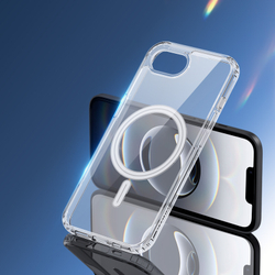 Усиленный прозрачный чехол с MagSafe от Dux Ducis для iPhone 16e, серия Clin Mag Series Case