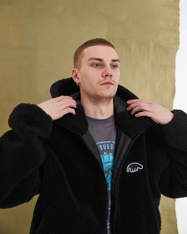 Куртка Comfy Sherpa SS23 Черная - фото 13