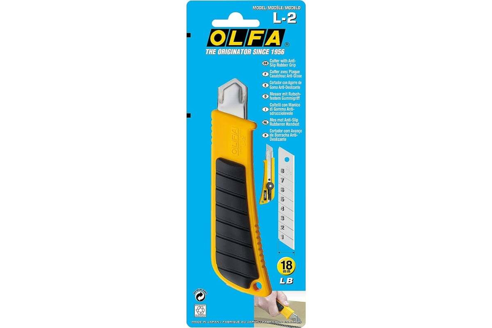 Нож OLFA с выдвижным лезвием 18 мм OL-L-2