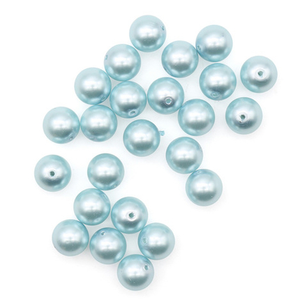 131-10-011 Хрустальный жемчуг Lt.blue, 8мм. 24шт. Preciosa