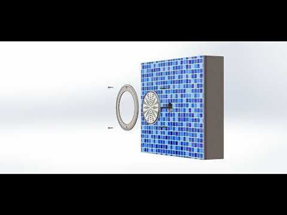 Прожектор светодиодный AquaViva HJ-WM-SS229, 351led 25W NW (AISI-316)