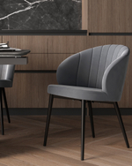 Стул Lastura велюр серый