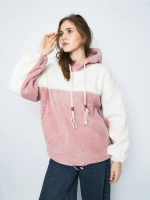 Толстовка плюшевая с капюшоном