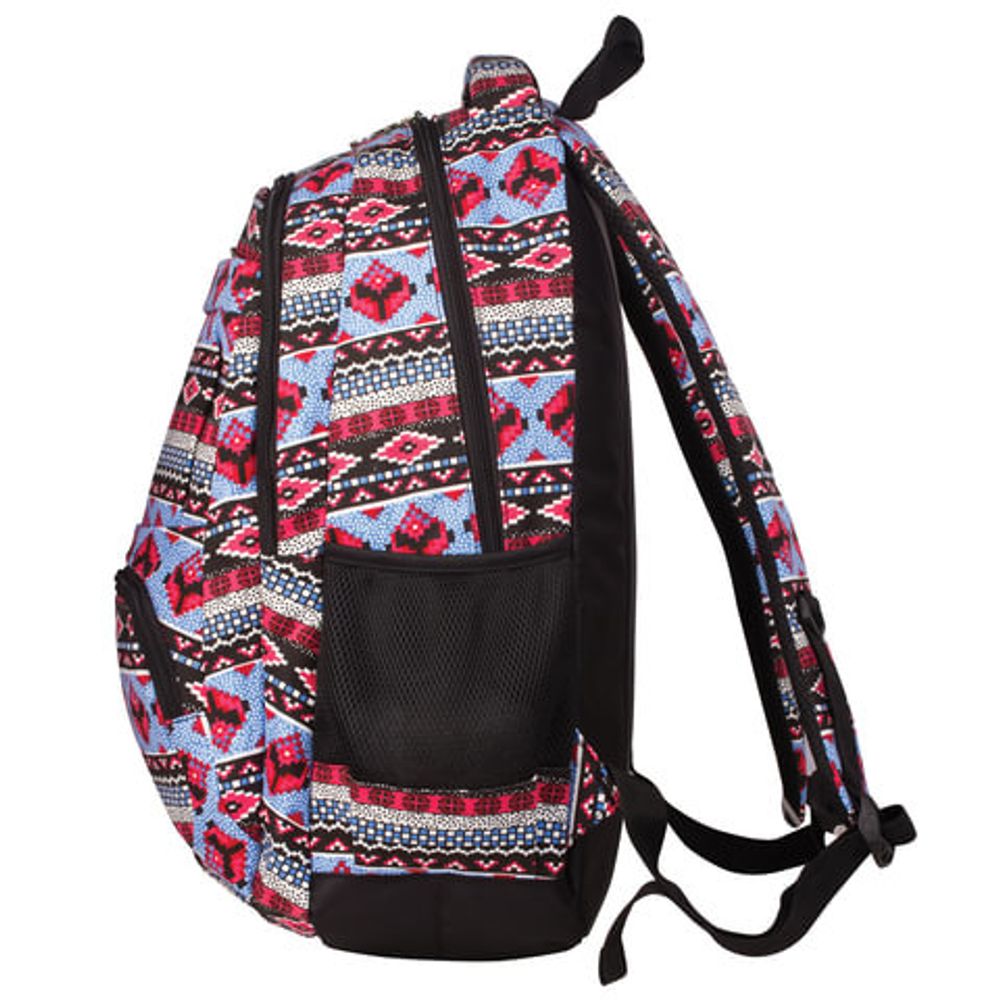 Рюкзак BRAUBERG для старшеклассников/студентов/молодежи, узоры, "Фигуры", 27 литров, 47х32х14 см, 226353