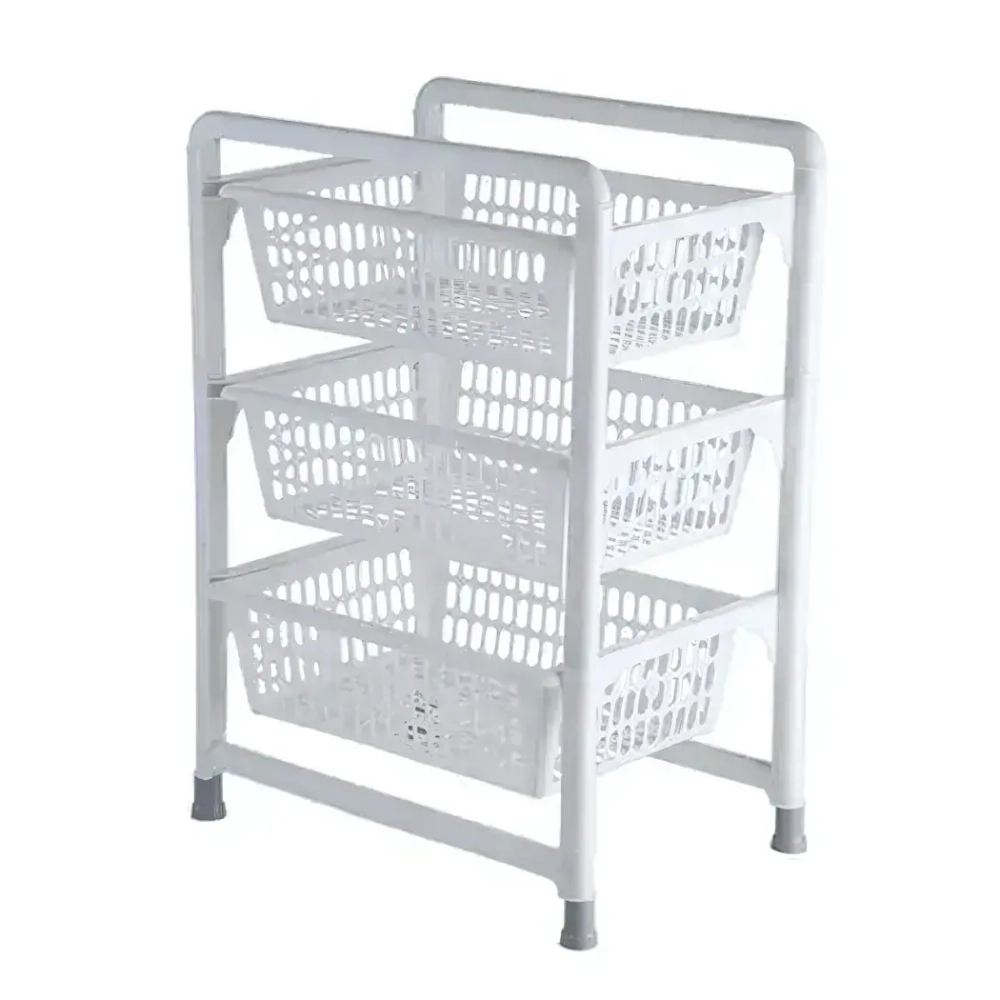 Контейнер для овощей 3-х секц. с выдвижными полками