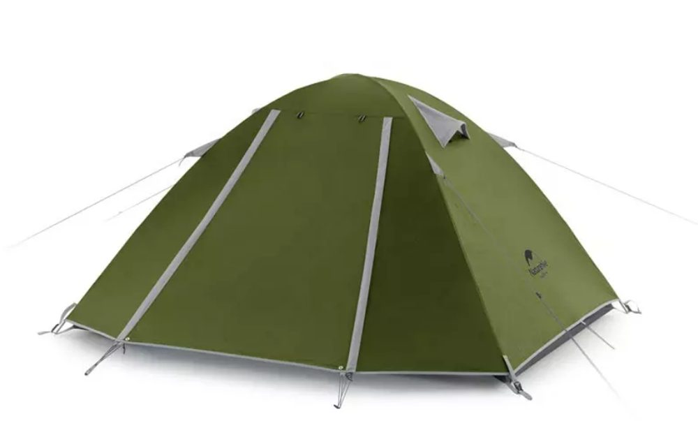 Палатка Naturehike P-Series 4-местная, алюминиевый каркас