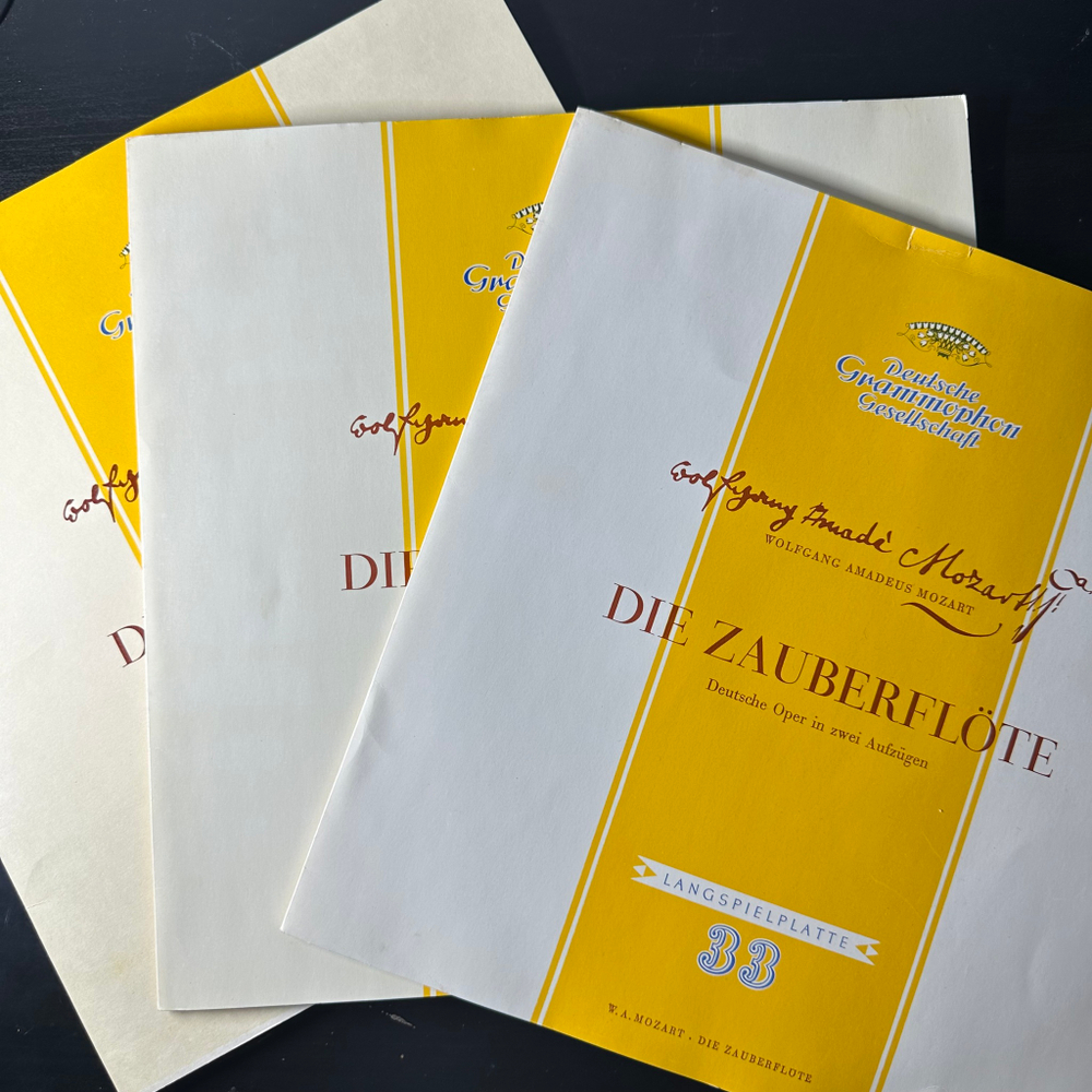 Моцарт - Волщебная флейта 3LP (Германия 1958г.)