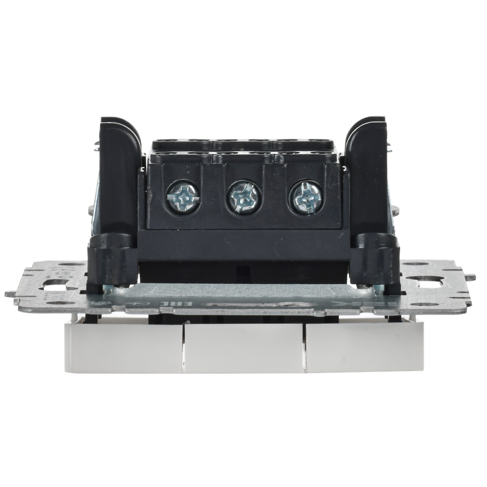 BRITE Выключатель 3-клавишный 10А ВС10-3-0-БрБ белый IEK