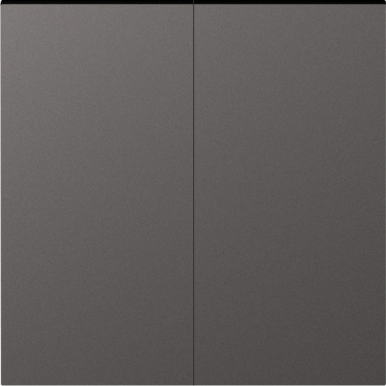 Клавиша 2-я для перекрёстного переключателя,  матовый титан,  серия A07