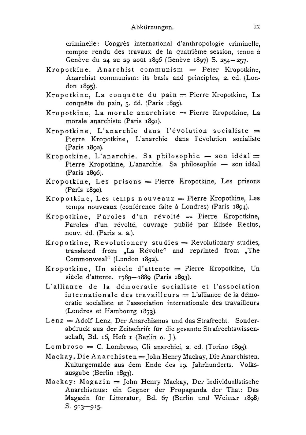 Der Anarchismus | Paul Eltzbacher