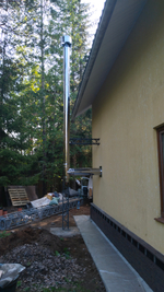 Монтаж дымохода