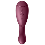 Розовый вибратор 19,5см с вакуумным стимулятором Womanizer Next Duo Dusky Pink WZ142SG3
