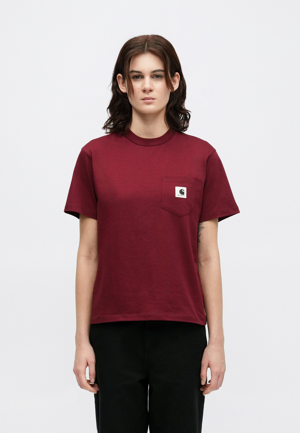Carhartt WIP Базовая футболка - Красный