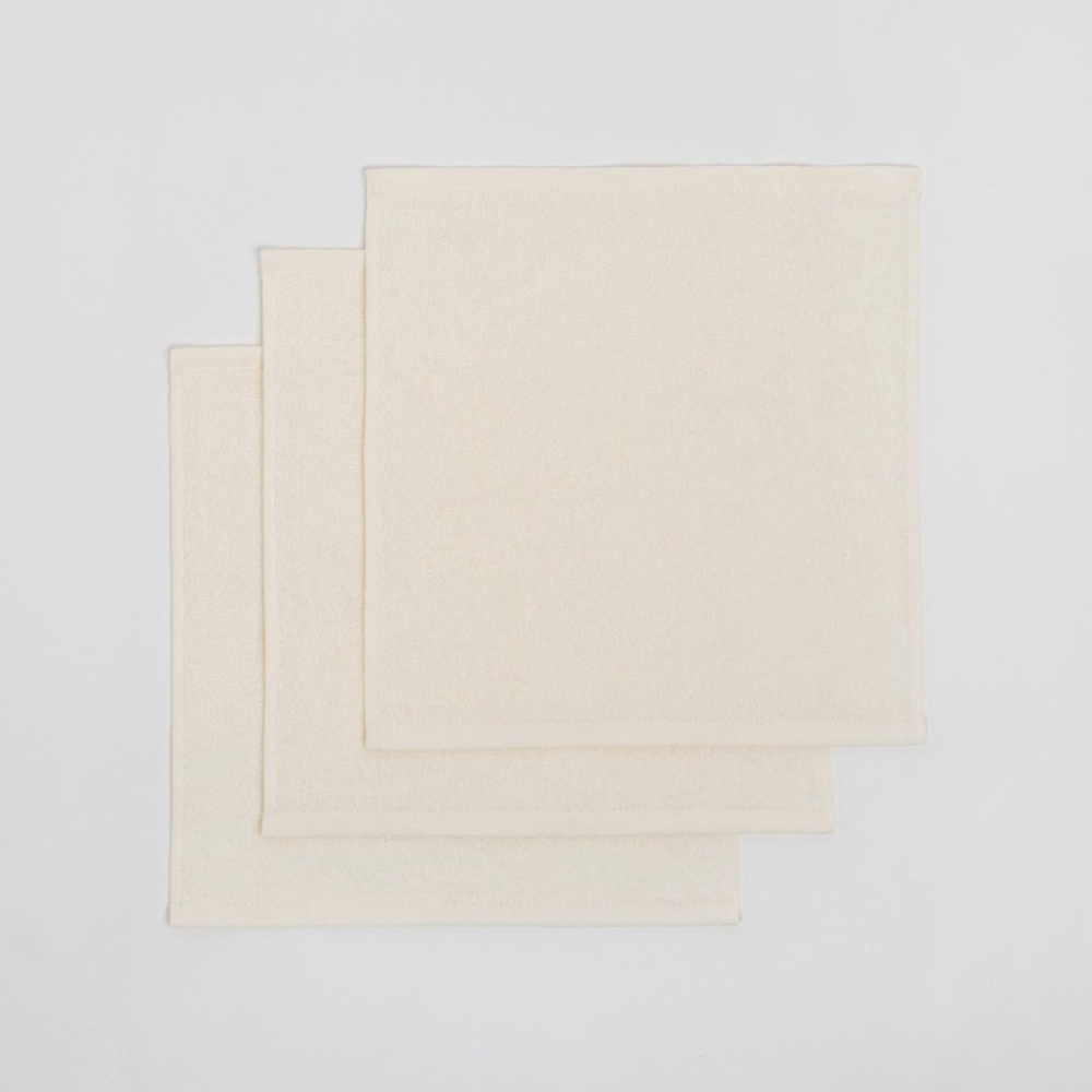 Набор махровых полотенец «Пусть сбываются мечты» 30×30 см - 3 шт., хлопок 340 г/м²