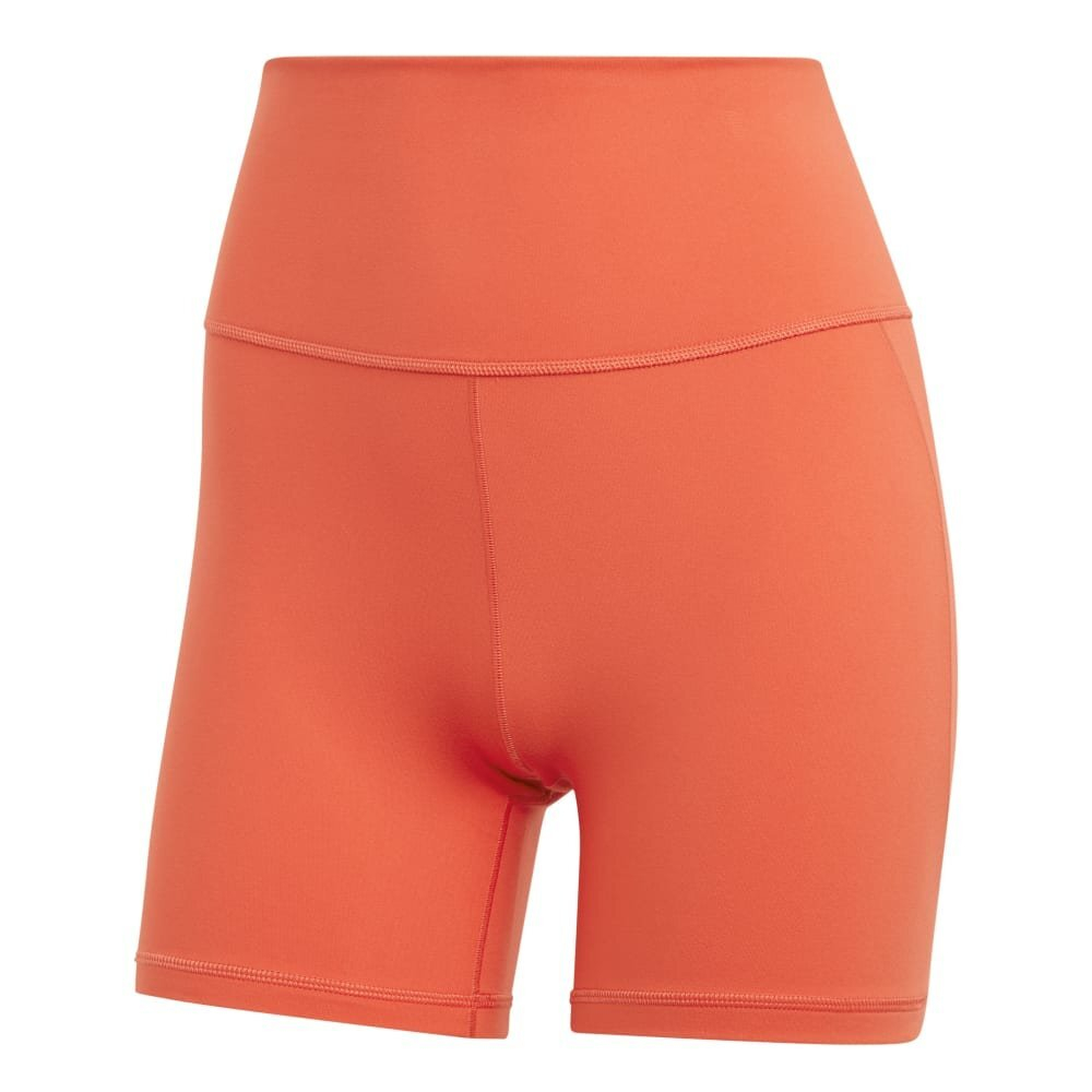 Баскетбольные женские шорты adidas Yoga Studio Five-Inch Shorts Orange