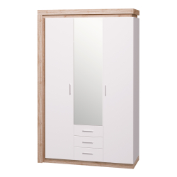 Шкаф 3-х дверный с зеркалом 15 Люмен