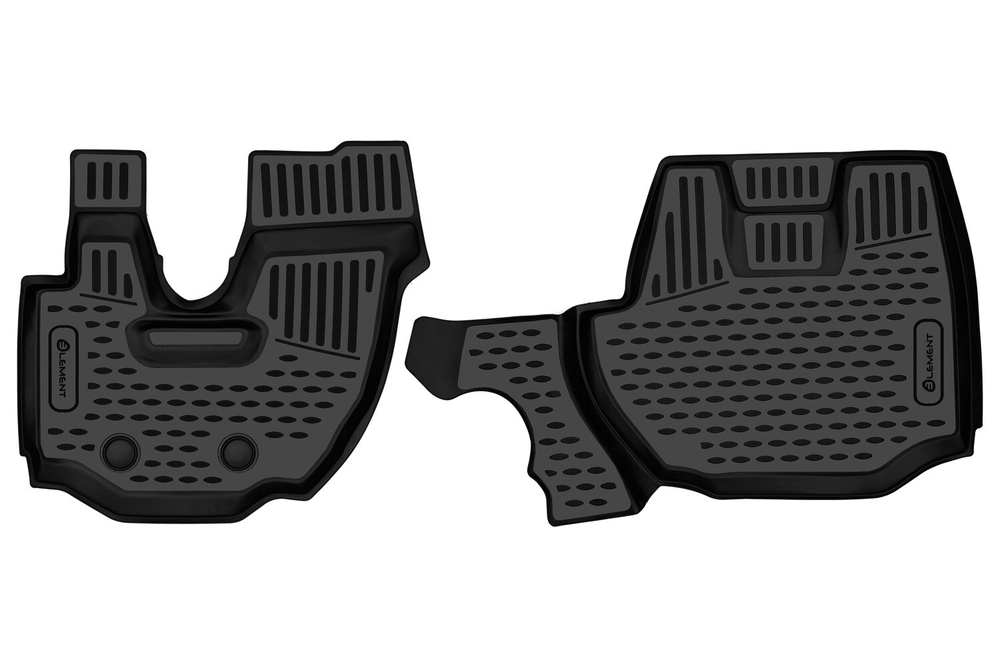 Коврики 3D в салон для DongFeng Junfeng Q35 2024 -, 2шт. (полиуретан) арт.ELEMENT3DAN0707210K.F