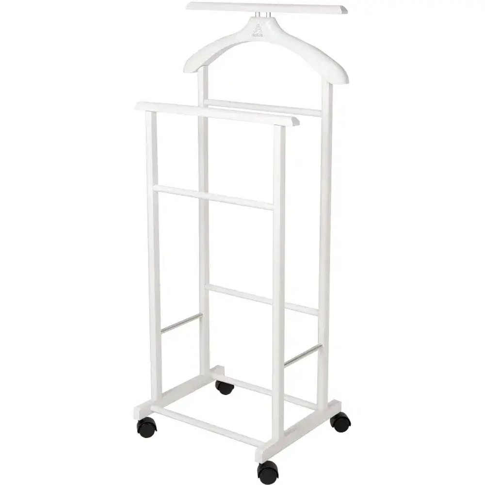 Вешалка ME_костюмная на колесах В 22Н белый