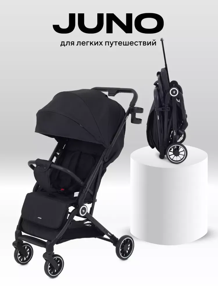 Коляска детская RANT basic "JUNO" RA302 Black Коляска детская RANT basic "JUNO" RA302 Black