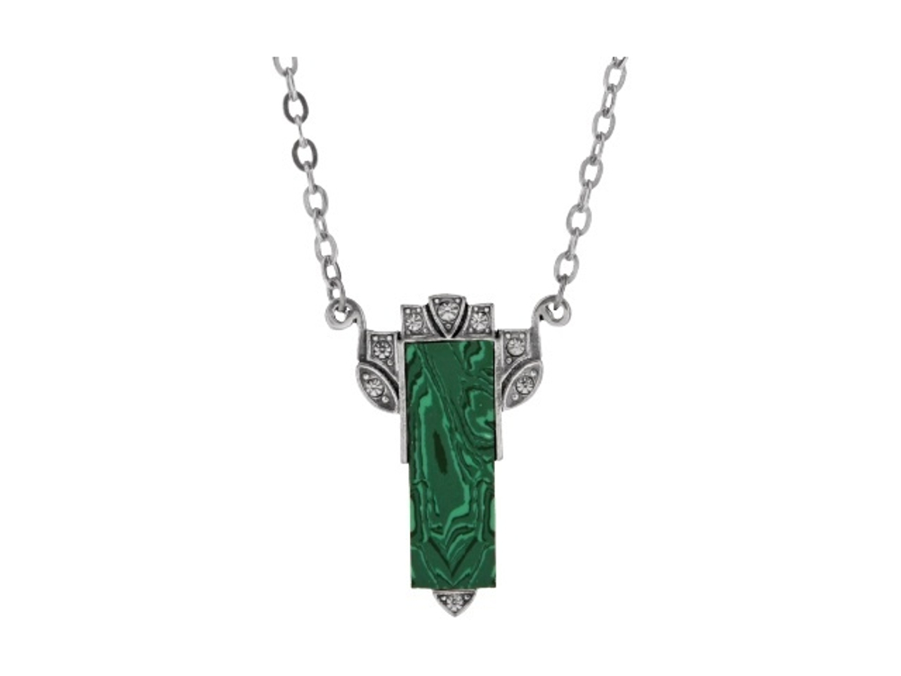 "Блуа" колье в серебряном покрытии из коллекции "Дворцы" от Jenavi с замком карабин