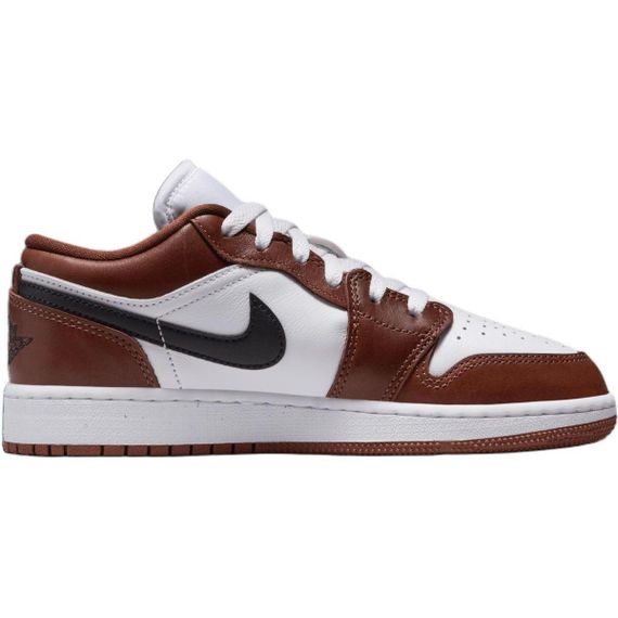 Jordan Air Jordan 1 Детские баскетбольные мячи Низкие цены Черно-белые Коричнев...