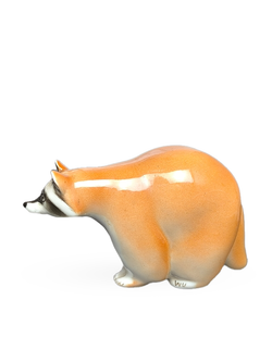 Фарфоровая статуэтка "Енот" ЛФЗ, СССР, 1970-1991 гг.