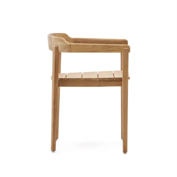 Стул Icaro из массива тика с натуральной отделкой
