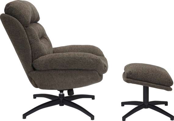 Кресло мягкое Everprof Kiwi Ткань Темно-коричневый