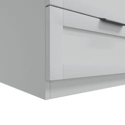 Полка навесная Нордик, белый