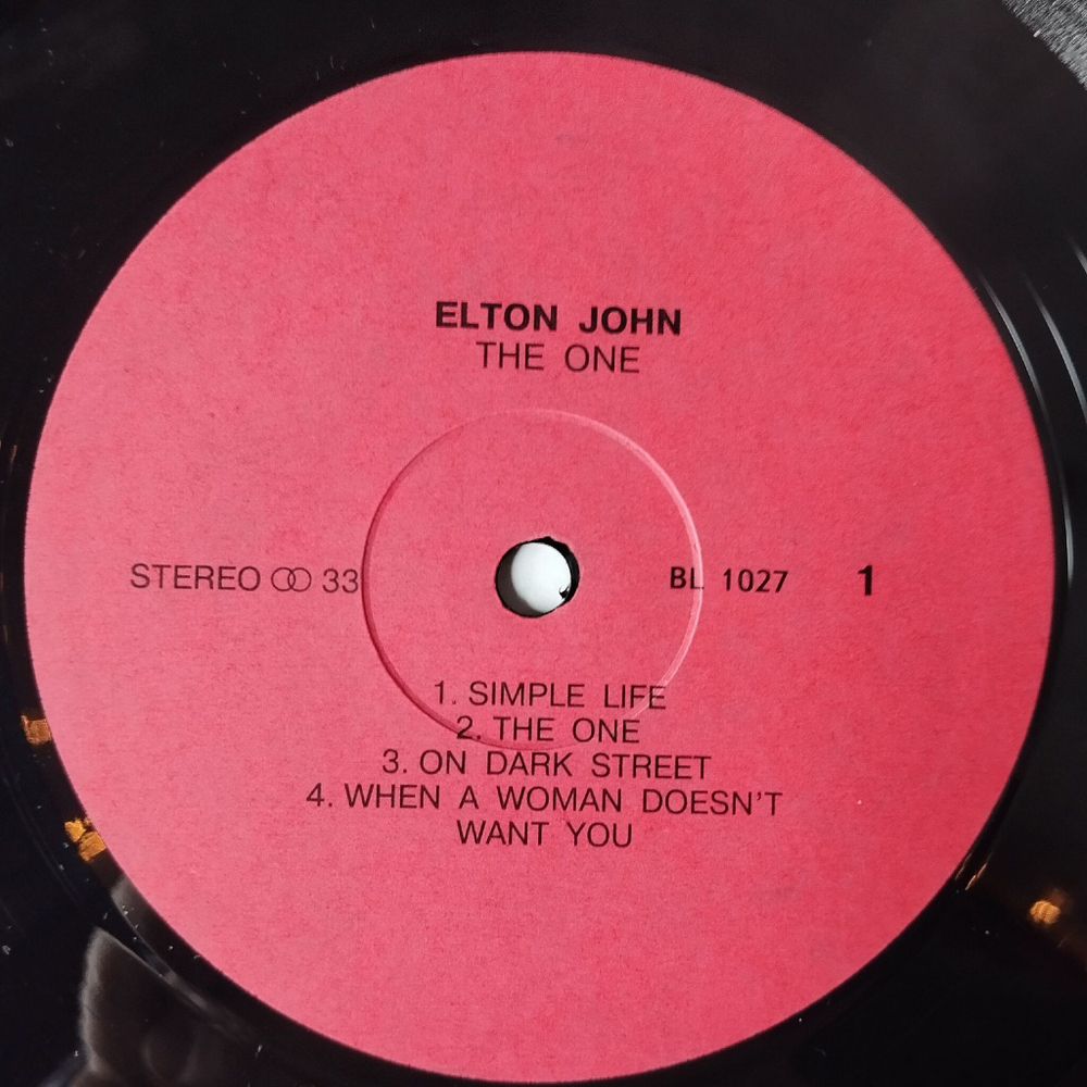 Винтажная виниловая пластинка LP Elton John The One (Россия 1994)