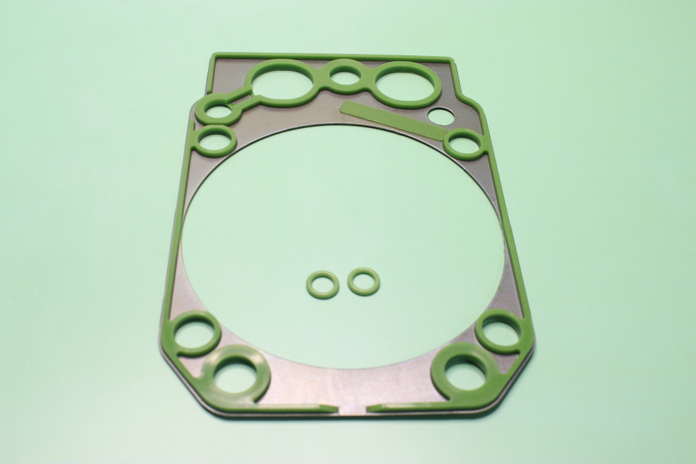 Р/к головки блока КамАЗ Евро на 1цил. (2поз./3дет.) зеленая пр.ГБЦ с металл.арматурой