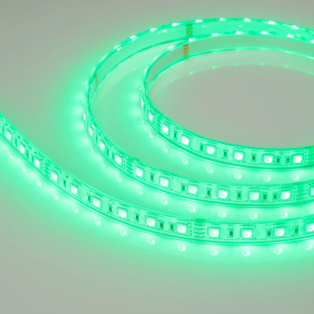 Светодиодная лента герметичная RTW-PU-B60-12.5mm 24V RGB (14.4 W/m, IP68, Wire 2m, 5m) (Arlight, -) 029515(3)